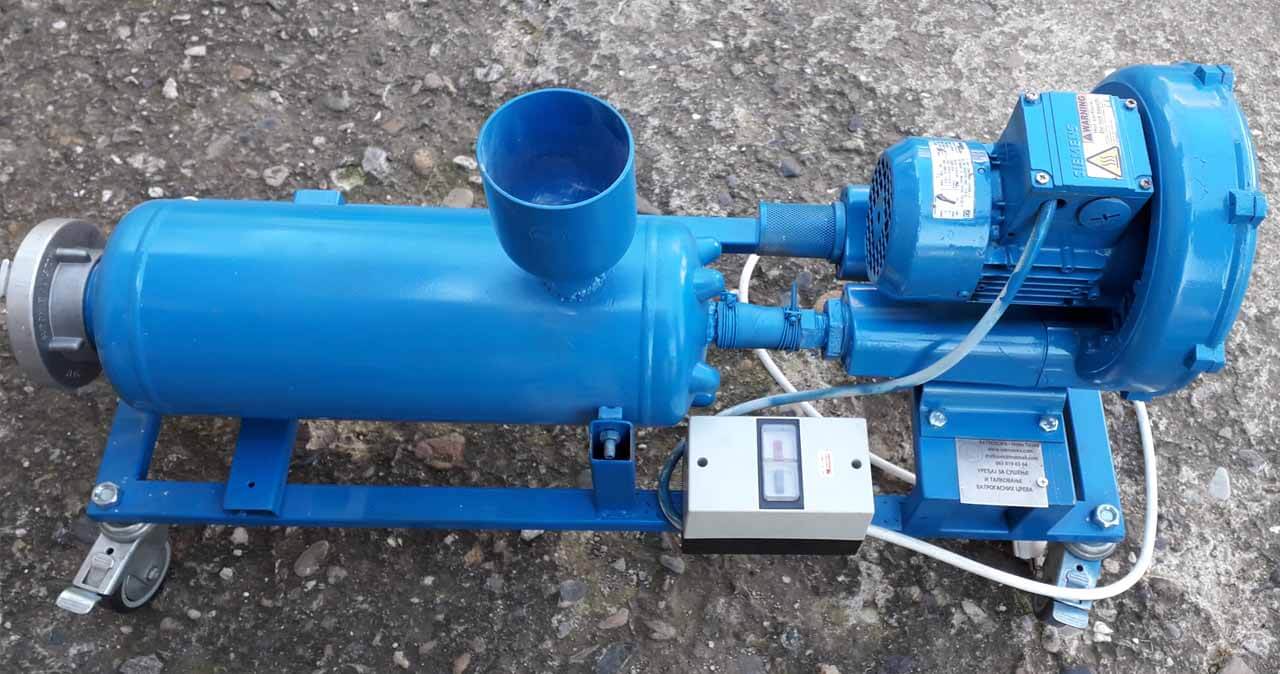 Uređaj za sušenje i talkovanje vatrogasnih creva elektro motorni tip